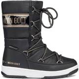 Moon Boot Jr G. Quilted Wp Boots - Black/Copper