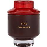 Tom Dixon Rød Lysestager, Lys & Dufte Tom Dixon Elements Fire Medium Duftlys 700g