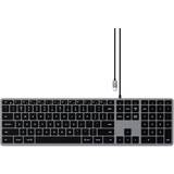 Tastaturer Satechi Slim W3 Wired Backlit Keyboard (Nordic)