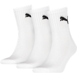 Puma Herre Strømper Puma Unisex Adult Crew Socks 3-pack - White