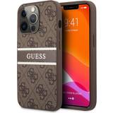 Guess Blå Mobiletuier Guess 4G Printed Stripe Case for iPhone 13 Pro Max