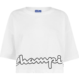 Champion 8 Overdele Champion Large Logo Crop T-shirt - White