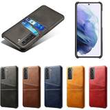 CaseOnline Retro Cover with Card Slot for Galaxy S22+