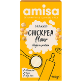 Amisa Fødevarer Amisa Organic Gluten Free Kikærtemel fint Milled 400g