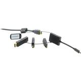 HDMI Mini - Han – Hun Kabler Kramer Ring DisplayPort/DisplayPort Mini/HDMI Mini/USB C-4HDMI M-F Adapter