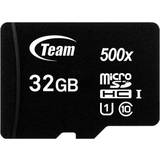 TeamGroup microSDHC Hukommelseskort TeamGroup 500x microSDHC Class 10 UHS-I U1 80/15 MB/s 32GB