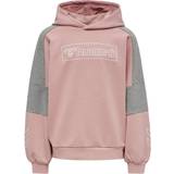 Pink Sweatshirts Hummel Kid's Boxline Hoodie - Woodrose (213376-4852)