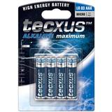 Tecxus Batterier & Opladere Tecxus Alkaline AAA 4-pack