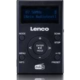 Bærbar radio - DAB+ - Høretelefoner 3,5 mm - MP3 Radioer Lenco PDR-011BK