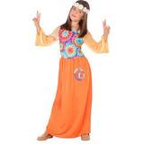60'erne Dragter & Tøj Atosa Flower Power Hippie Girl Costume