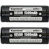 Batterier - Genopladelige standardbatterier - Li-ion Batterier & Opladere Wiha 18500 Li-Ion Compatible 2-pack