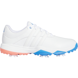 34 Golfsko adidas Junior Tour360 22 Golf - Cloud White/Cloud White/Blue Rush