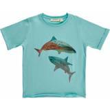 Soft Gallery T-shirts Soft Gallery Jaden Sharks T-shirt - Canal Blue
