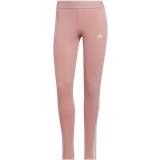 26 - Elastan/Lycra/Spandex - Pink Bukser & Shorts adidas Women's Loungewear Essentials 3-Stripes Leggings - Wonder Mauve/White