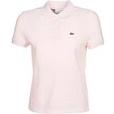 Lacoste Slids Tøj Lacoste Women's Petit Piqué Polo Shirt - Light Pink
