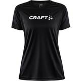 Dame - Polyester T-shirts Craft Sportswear Core Unify Logo T-shirt Women - Black