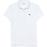 Lacoste Dame Overdele Lacoste Women's Petit Piqué Polo Shirt - White