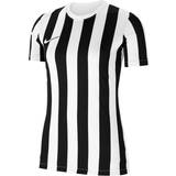 Nike Division IV Striped Short Sleeve Jersey Women - White/Black/Black