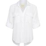48 - Dame - Knapper Bluser Part Two Corrie Fresh Shirt - White