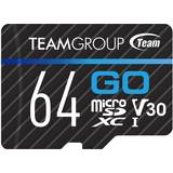 TeamGroup Class 10 Hukommelseskort & USB Stik TeamGroup GO 4K microSDXC Class 10 UHS-I U3 V30 64GB