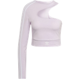 44 - Cut-Out - Dame Overdele adidas Women's Originals Cropped Long-Sleeve Top - Almost Pink