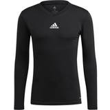 Adidas Sports-BH'er - Træningstøj Undertøj adidas Team Base Long Sleeve T-shirt Men - Black