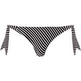 M - Stribede Badetøj Freya Beach Hut Rio Scarf Tie Bikini Brief - Black