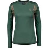 Scott Elastan/Lycra/Spandex Overdele Scott Trail Run Long Sleeve T-shirt Women - Smoked Green/Crystal Pink