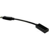 HDMI - HDMI DisplayPort - Han – Hun - Kabeladaptere Kabler Value HDMI-DisplayPort 0.2m