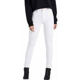 Levi's 721 High Rise Skinny Jeans - Western White/White