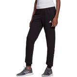 26 - Dame - Slim Bukser adidas Women Sportswear Essentials French Terry Logo Pants - Black/Light Pink