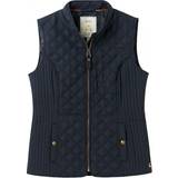 48 - Dame - Polyester Veste Joules Minx Diamond Quilted Gilet - Marine Navy