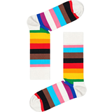 Polyamid - Stribede Strømper Happy Socks Pride Sock - White
