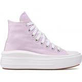 9,5 - Bomuld Sneakers Converse Chuck Taylor All Star Move Platform Seasonal Colour High Top W - Pale Amethyst/White