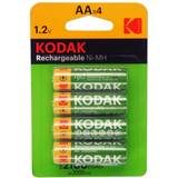Kodak NiMH Batterier & Opladere Kodak AA Rechargeable 2100mAh Ni-MH 4-pack