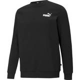 Puma Herre Overdele Puma Essentials Small Logo Crew Neck Sweatshirt - Black