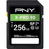PNY 256 GB Hukommelseskort PNY EliteX-PRO 90 SDXC Class 10 UHS-II U3 V90 300/280MB/s 256GB
