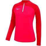 Dame - Mesh Sweatere Nike Academy Pro Drill Top Women - Red