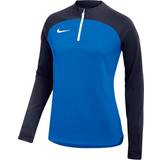 Dame - Mesh Sweatere Nike Academy Pro Drill Top Women - Blue