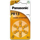 Batterier - Høreapparatbatteri - Orange Batterier & Opladere Panasonic Pr 13 6-Pack