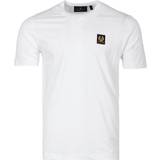 Belstaff Rund hals Overdele Belstaff Patch Logo Short Sleeve T-shirt - White