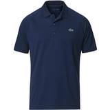 Lacoste Elastan/Lycra/Spandex Overdele Lacoste Sport Breathable Run Resistant Interlock Polo Shirt - Navy Blue