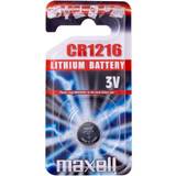 Batterier - Hvid - Knapcellebatterier Batterier & Opladere Maxell CR1216 Compatible