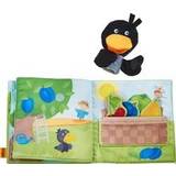 Haba Tyggelegetøj Babylegetøj Haba Orchard Fabric Baby Book with Raven Finger Puppet 306081