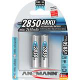 Ansmann Batterier - NiMH Batterier & Opladere Ansmann NiMH Rechargeable Battery AA 2850mAh 2-pack