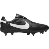 12 - Læder Sportssko Nike Premier 3 SG-PRO Anti-Clog Traction M - Black/White