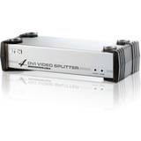 DVI Kabler Aten Splitter DVI/3.5mm-2DVI/2x3.5mm Adapter F-F