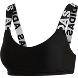 Adidas Dame Bikinitoppe adidas Women Branded Beach Bikini Top - Black/White