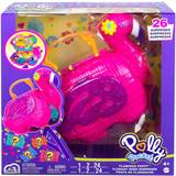 Overraskelseslegetøj Legesæt Mattel Polly Pocket Flamingo Party