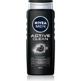 Dermatologisk testet - Herre Shower Gel Nivea Men Active Clean Shower Gel 500ml